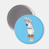 Cartoon van herkoekoekvogel magneet (Voorkant / Achterkant)