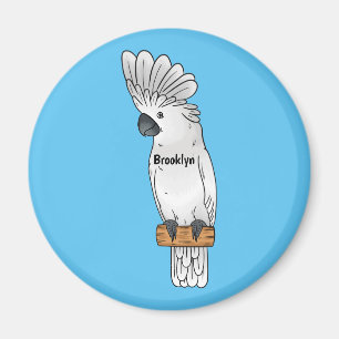 Cartoon van herkoekoekvogel magneet