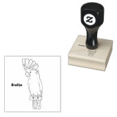 Cartoon van herkoekoekvogel rubberstempel (Gestempeld)