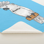Cartoon van herkoekoekvogel sherpa deken (3/4)