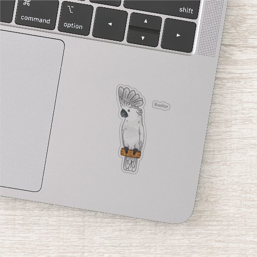 Cartoon van herkoekoekvogel sticker (Detail)