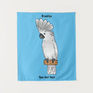 Cartoon van herkoekoekvogel wandkleed