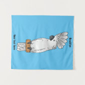 Cartoon van herkoekoekvogel wandkleed (Voorkant (horizontaal))