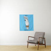 Cartoon van herkoekoekvogel wandkleed (In situ)