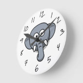 Cartoon van het kind ronde klok (Hoek)