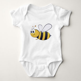 Cartoon van honingbijen/Clipart Jersey Bodysuit