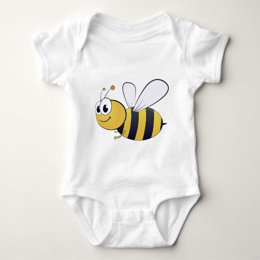 Cartoon van honingbijen/Clipart Jersey Bodysuit (Voorkant)