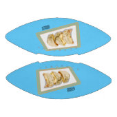 Cartoon van Jiaozi/Chinese dumplings American Football (Panelen)