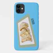 Cartoon van Jiaozi/Chinese dumplings Case-Mate iPhone Case (Achterkant)