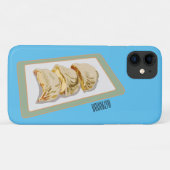 Cartoon van Jiaozi/Chinese dumplings Case-Mate iPhone Case (Achterkant (horizontaal))