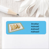 Cartoon van Jiaozi/Chinese dumplings Etiket (Insitu)