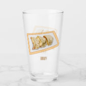 Cartoon van Jiaozi/Chinese dumplings Glas (Voorkant)