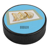 Cartoon van Jiaozi/Chinese dumplings Hockey Puck (3/4)