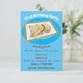 Cartoon van Jiaozi/Chinese dumplings Kaart (Staand voorkant)