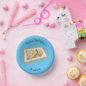 Cartoon van Jiaozi/Chinese dumplings Papieren Kommen (Feest)