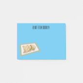 Cartoon van Jiaozi/Chinese dumplings Post-it® Notes (Voorkant)