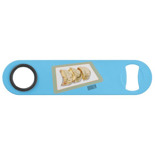Cartoon van Jiaozi/Chinese dumplings Speed Flessenopener (Voorkant (Horizontaal))