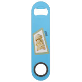 Cartoon van Jiaozi/Chinese dumplings Speed Flessenopener (Voorkant)