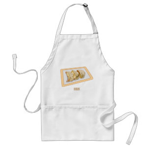 Cartoon van Jiaozi/Chinese dumplings Standaard Schort