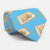 Cartoon van Jiaozi/Chinese dumplings Stropdas (Opgerold)