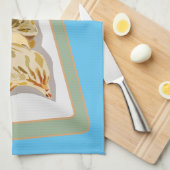 Cartoon van Jiaozi/Chinese dumplings Theedoek (Quarter Fold)