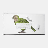 Cartoon van Kakapo Bureaumat (Keyboard & Muis)