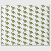 Cartoon van Kakapo Cadeaupapier (Vlak)