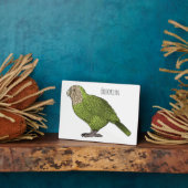 Cartoon van Kakapo Fotoplaat (Zijkant)