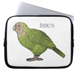 Cartoon van Kakapo Laptop Sleeve