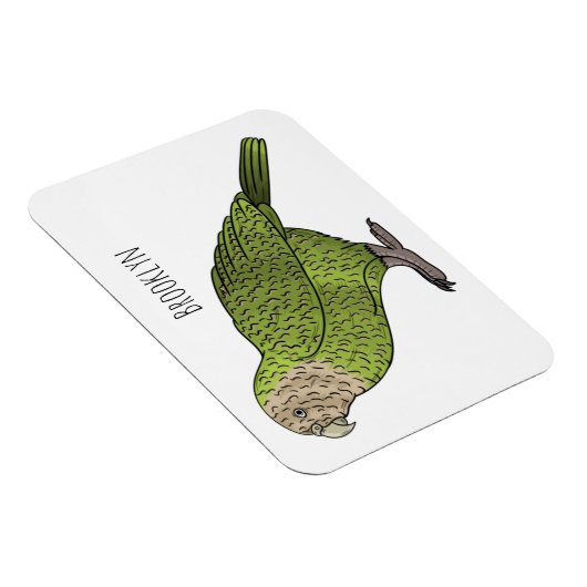 Cartoon van Kakapo Magneet (Rechterzijde)
