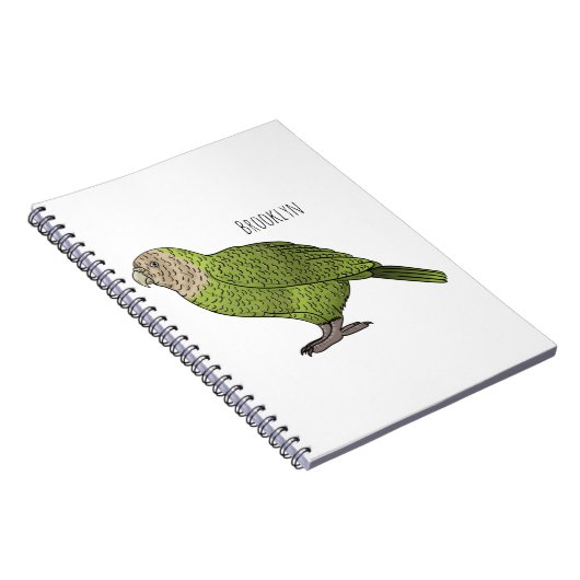 Cartoon van Kakapo Notitieboek (Rechterzijde)