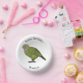 Cartoon van Kakapo Papieren Kommen (Feest)