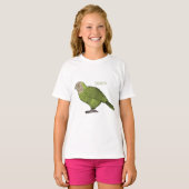 Cartoon van Kakapo T-shirt (Voorkant volledig)