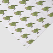 Cartoon van Kakapo Tissuepapier (Detail)