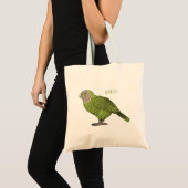Cartoon van Kakapo Tote Bag (Voorkant (product))