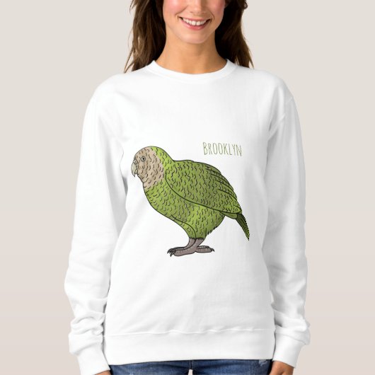 Cartoon van Kakapo Trui (Voorkant)