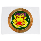 Cartoon van kanker Zodiac Astrology design Horosco Large Cadeautasje (Voorkant)