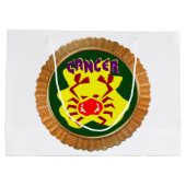 Cartoon van kanker Zodiac Astrology design Horosco Large Cadeautasje (Achterkant)