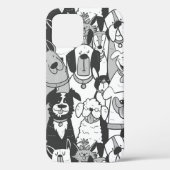Cartoon van kattenhuisdieren Case-Mate iPhone case (Achterkant)