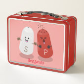 Cartoon van kawaï-luiers en paprika's (Achterkant)