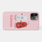 Cartoon van kawaï-luiers en paprika's Case-Mate iPhone case (Achterkant (horizontaal))