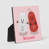 Cartoon van kawaï-luiers en paprika's fotoplaat (Voorkant)