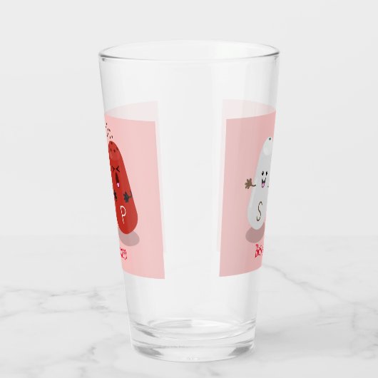 Cartoon van kawaï-luiers en paprika's glas (Rechts)