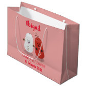 Cartoon van kawaï-luiers en paprika's groot cadeauzakje (Voorkant Gekanteld)