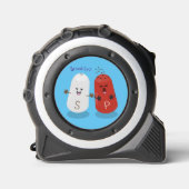 Cartoon van kawaï-luiers en paprika's rolmaat (Voorkant)