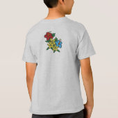 Cartoon van Kerstmis van Mele Kalikimaka van het T-shirt (Achterkant)