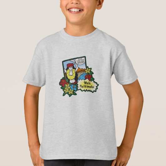 Cartoon van Kerstmis van Mele Kalikimaka van het T-shirt (Voorkant)