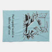 Cartoon van keukenhanddoek (Horizontaal)