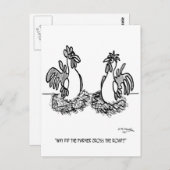 Cartoon van kippen 2648 briefkaart (Voorkant / Achterkant)