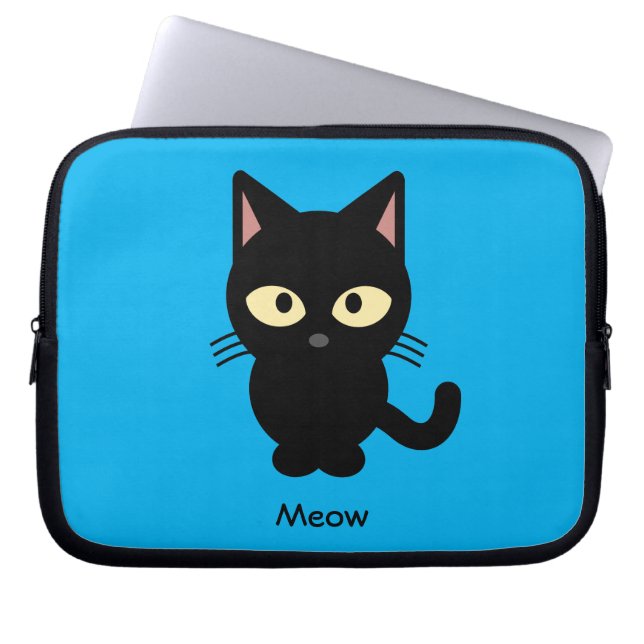 Cartoon van klauwhout laptop sleeve (Voorkant)